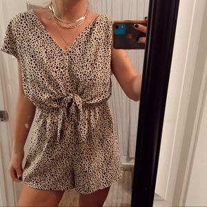 She + Shy Printed Romper<3